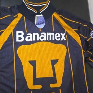 Pumas Dark Blue and Gold Jersey